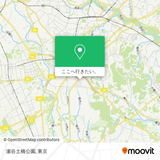 瀬谷土橋公園地図