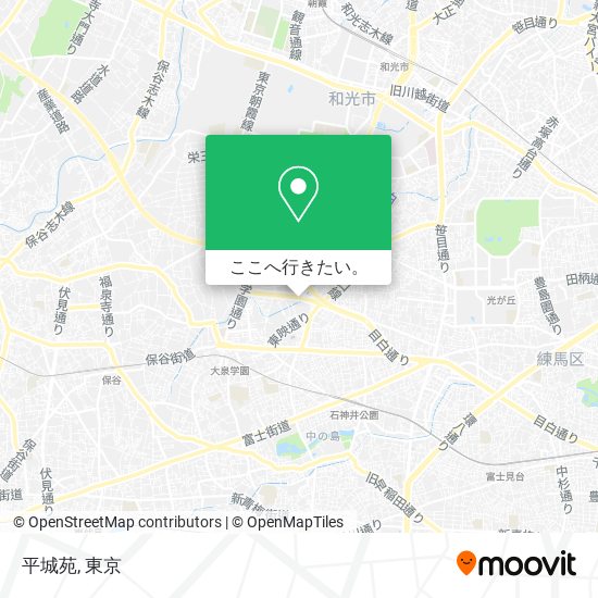 平城苑地図