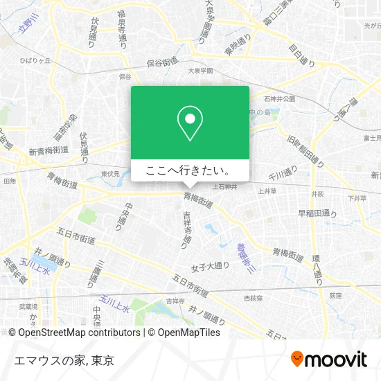 エマウスの家地図