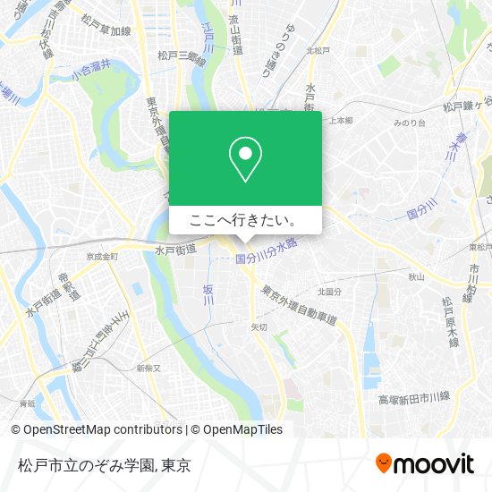 松戸市立のぞみ学園地図