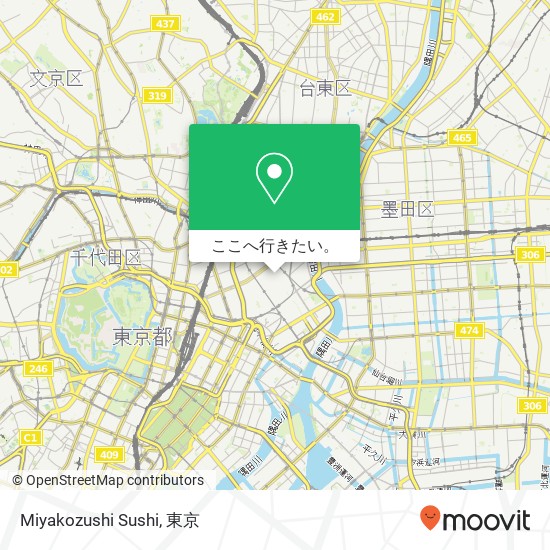 Miyakozushi Sushi地図