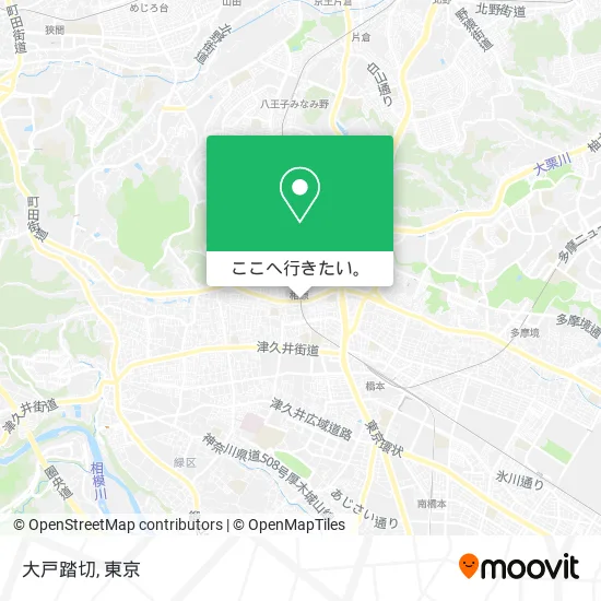 大戸踏切地図