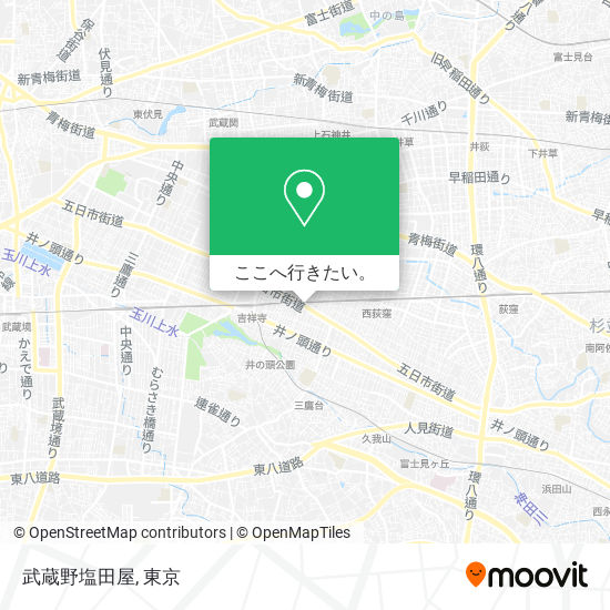 武蔵野塩田屋地図