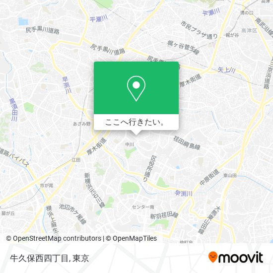 牛久保西四丁目地図