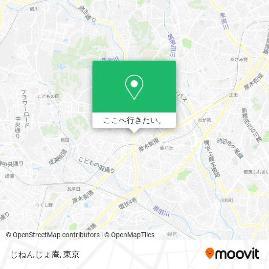 じねんじょ庵地図