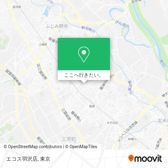 エコス羽沢店地図