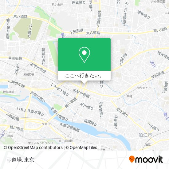 弓道場地図