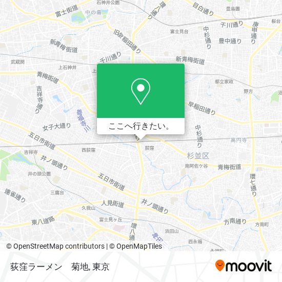 荻窪ラーメン　菊地地図