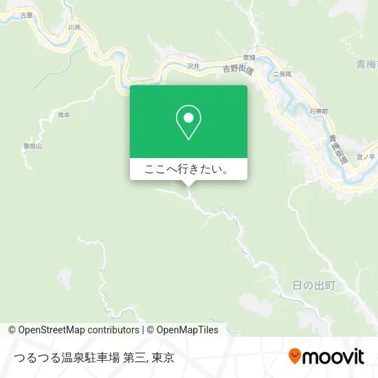 つるつる温泉駐車場 第三地図