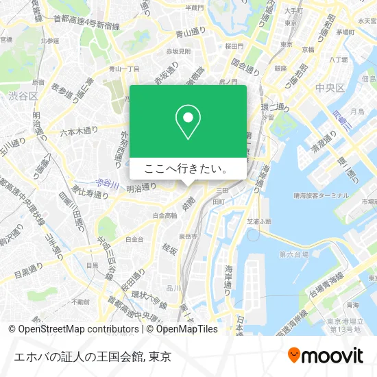 エホバの証人の王国会館地図