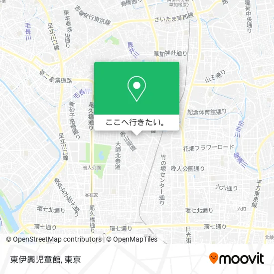 東伊興児童館地図