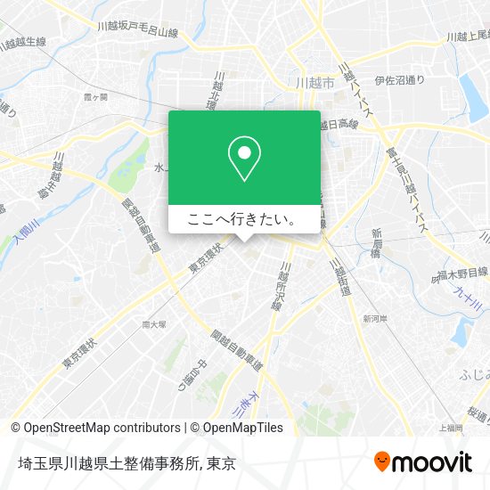 埼玉県川越県土整備事務所地図