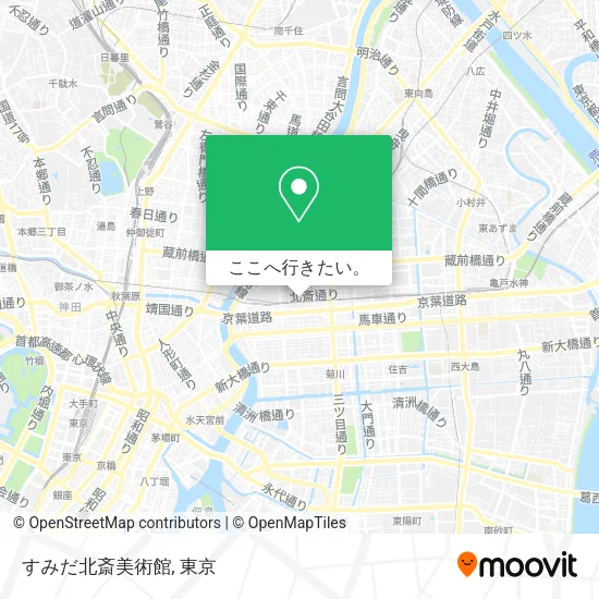 すみだ北斎美術館地図
