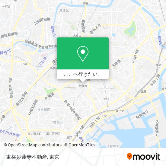 東横妙蓮寺不動産地図