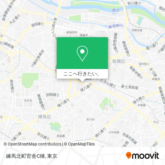 練馬北町官舎C棟地図