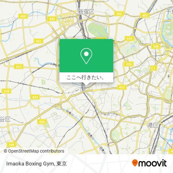Imaoka Boxing Gym地図