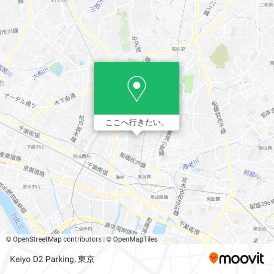 Keiyo D2 Parking地図
