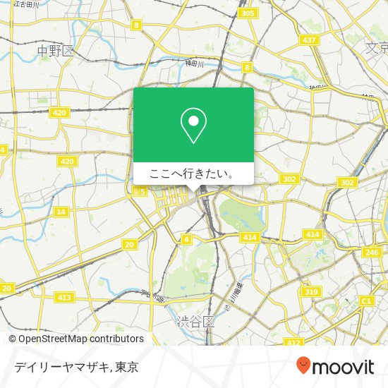 デイリーヤマザキ地図