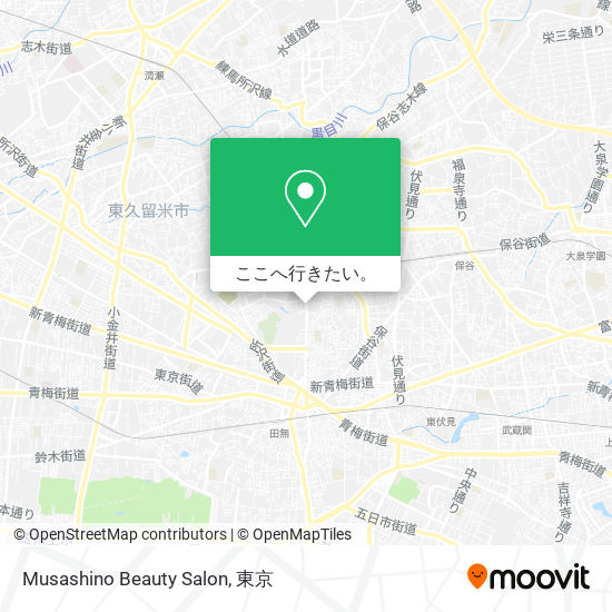 Musashino Beauty Salon地図