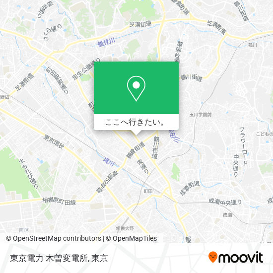 東京電力 木曽変電所地図