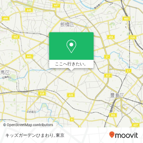 キッズガーデンひまわり地図