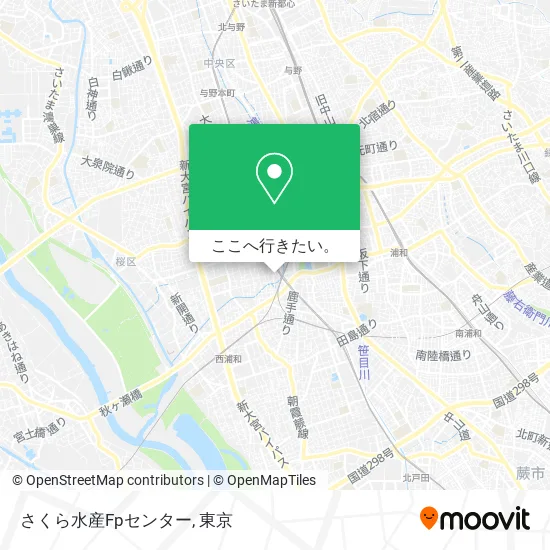 さくら水産Fpセンター地図