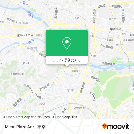 Men's Plaza Aoki地図
