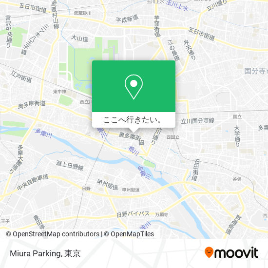 Miura Parking地図