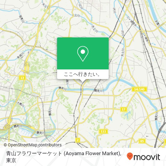 青山フラワーマーケット (Aoyama Flower Market)地図