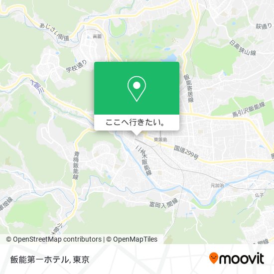 飯能第一ホテル地図