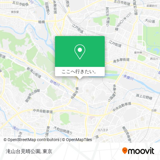 滝山台見晴公園地図