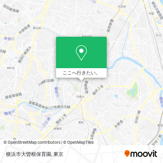 横浜市大曽根保育園地図