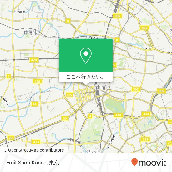 Fruit Shop Kanno地図