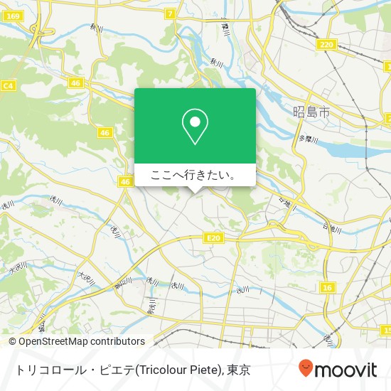 トリコロール・ピエテ(Tricolour Piete)地図