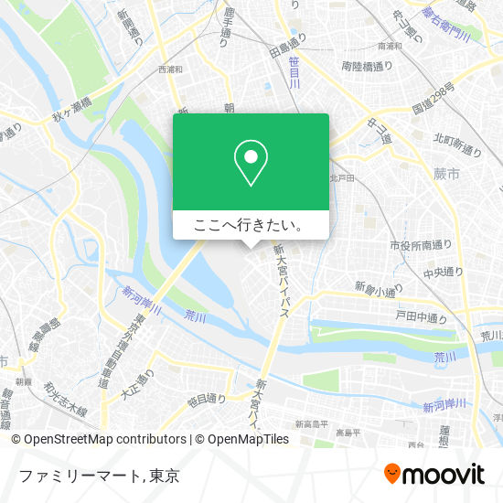 ファミリーマート地図