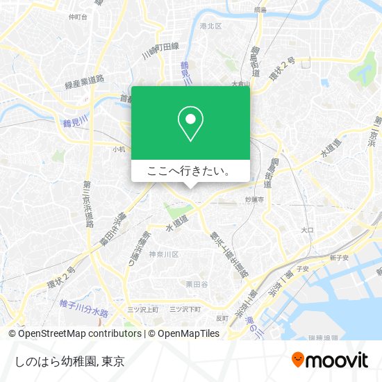 しのはら幼稚園地図