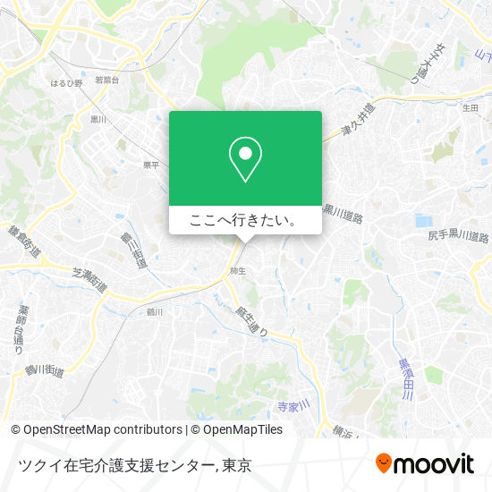 ツクイ在宅介護支援センター地図