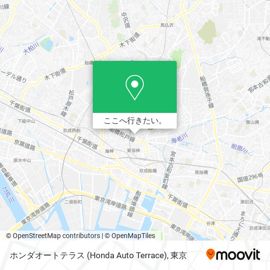 ホンダオートテラス (Honda Auto Terrace)地図