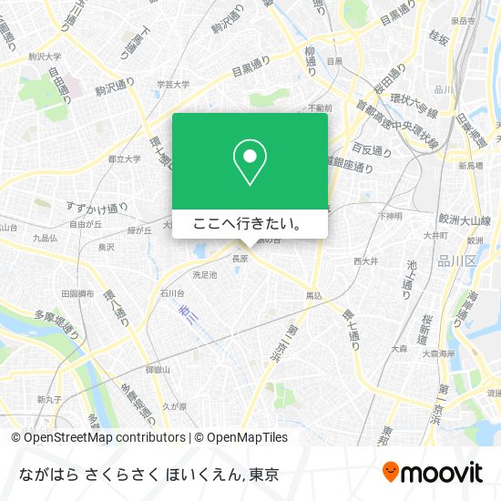 ながはら さくらさく ほいくえん地図