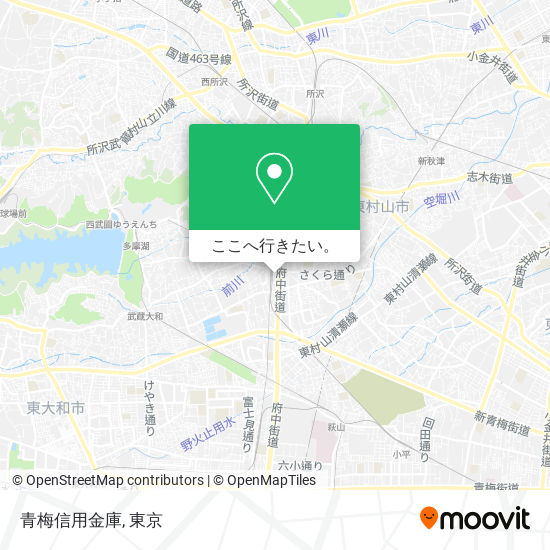 青梅信用金庫地図