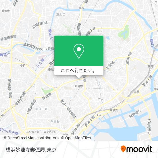 横浜妙蓮寺郵便局地図