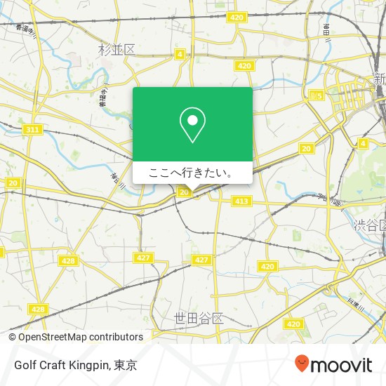 Golf Craft Kingpin地図