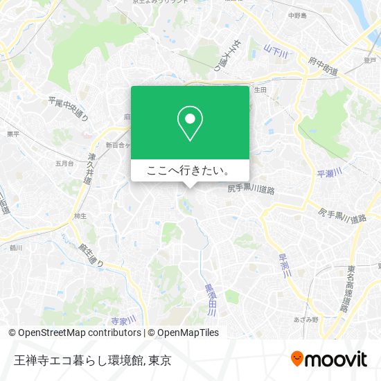 王禅寺エコ暮らし環境館地図