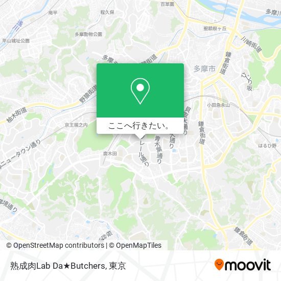 熟成肉Lab Da★Butchers地図