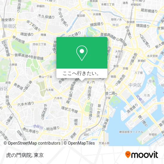 虎の門病院地図