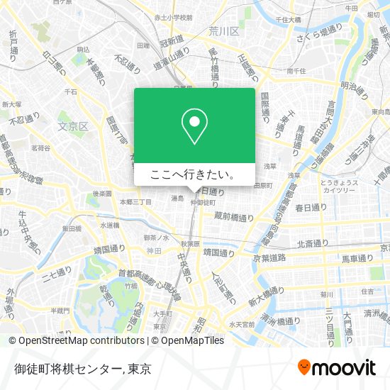 御徒町将棋センター地図