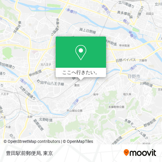 豊田駅前郵便局地図