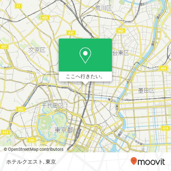 ホテルクエスト地図