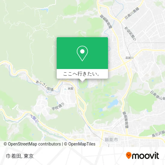 巾着田地図