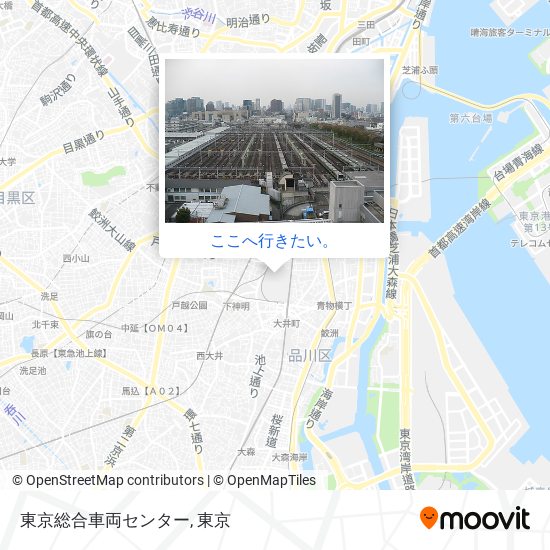 東京総合車両センター地図